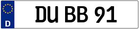 Truck License Plate